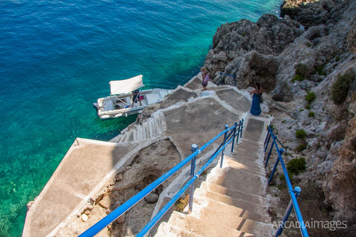 Hiring a boat at Pylos is a perfect way to explore Navarino Bay and Sphacteria island. Pylos, Peloponnese