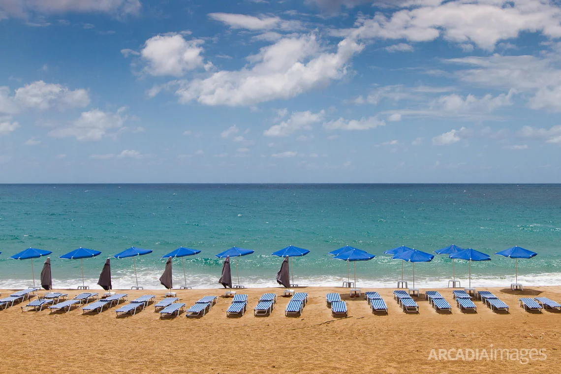 The Golden beach is close to Vromoneri, a few kilometers north of Gialova. Messenia, Peloponnese