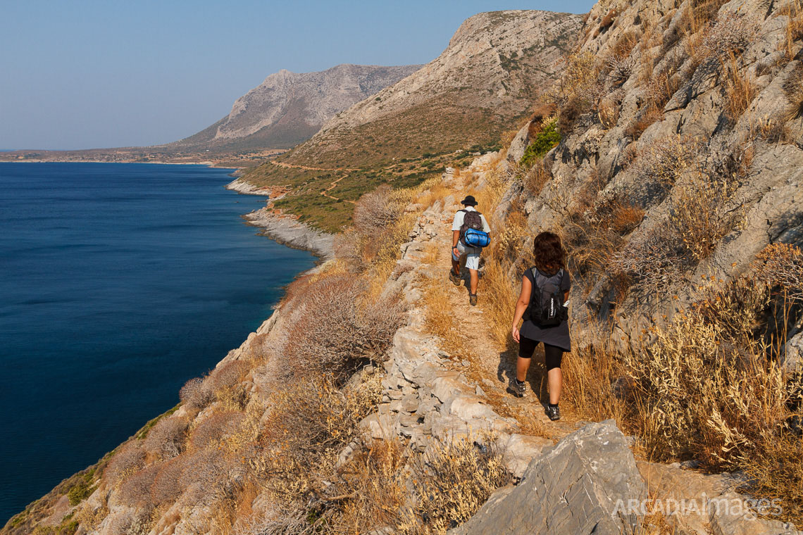 Hiking near Aghia Eirini (Saint Irene) monastery, Cape Malea, Laconia, Peloponnese