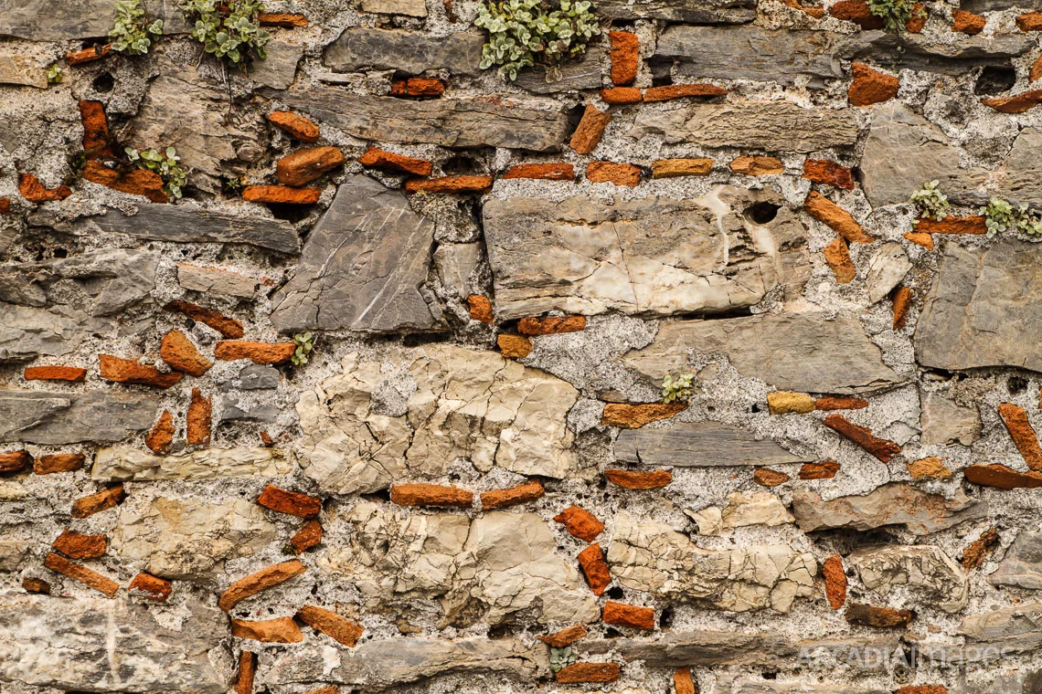 The main tower wall at Orea's Castle. Kynouria, Arcadia, Peloponnese